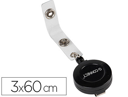 Q-CONNECT - CORDON EXTENSIBLE PARA IDENTIFICADOR 3X60 CM (Ref.KF14147)