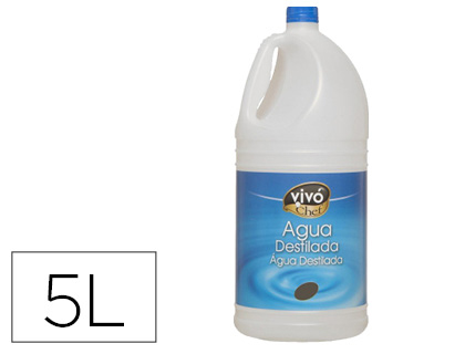VIVOCHEF - AGUA DESTILADA GARRAFA 5L (Ref.76726)