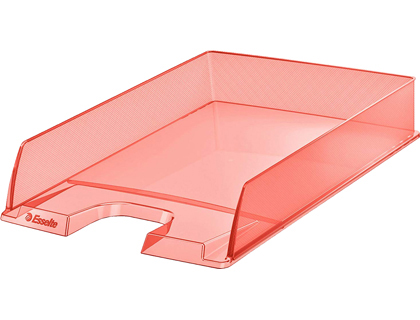 ESSELTE - BANDEJA SOBREMESA PLASTICO COLOUR ICE COLOR ALBARICOQUE 254X61X350 MM (Ref.626273)