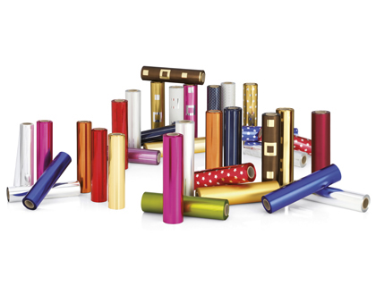 COLIBRI - PAPEL FANTASIA DOBLE METALIZADO ROJO BOBINA 600 MM X 15 MT (Ref.RP2MER)