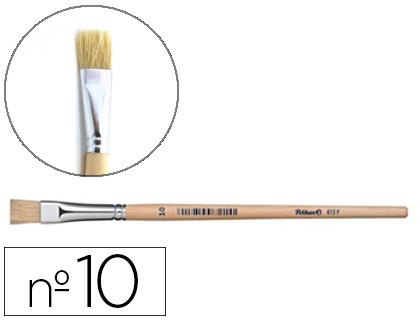 PELIKAN - PINCELES OLEO SERIE 613F N.10 VIROLA ALUMINIO (Ref.721423)