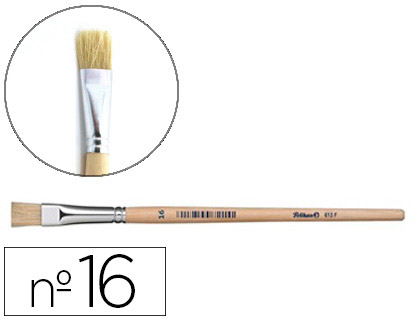 PELIKAN - PINCELES OLEO SERIE 613F N.16 VIROLA ALUMINIO (Ref.721464)