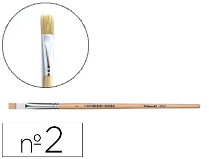 PELIKAN - PINCELES OLEO SERIE 613F N.2 VIROLA ALUMINIO (Ref.721381)