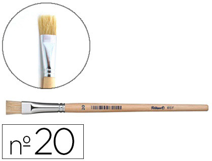 PELIKAN - PINCELES OLEO SERIE 613F N.20 VIROLA ALUMINIO (Ref.707844)