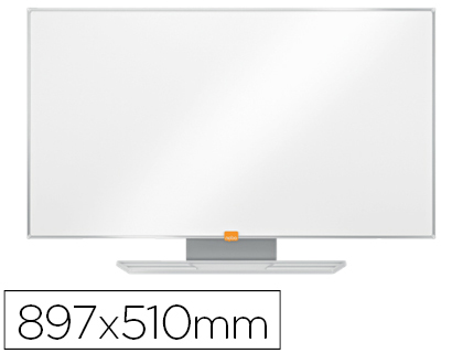 NOBO - PIZARRA BLANCA MAGNETICA ACERO VITRIFICADO WIDESCREEN 40" CON BANDEJAS PARA ROTULADORES 510X15X898 MM (Ref.1905302)