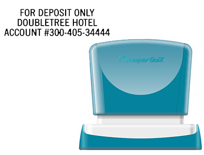 X'STAMPER QUIX - SELLO PERSONALIZABLE COLOR NEGRO MEDIDAS 16X48 MM Q-11 (Ref.QPTL-Q1648RU Q11 NE)