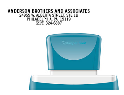 X'STAMPER QUIX - SELLO PERSONALIZABLE COLOR NEGRO MEDIDAS 16X83 MM Q-26 (Ref.QPTL-Q1683RU Q26 NE)