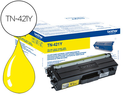 BROTHER - TONER TN-421 PARA DCP-L8410 CDN / 8410 CDW / HL-L8260 CDW / MFC-L8360 CDW / 8690 CDW / 8900 CDW AMARILLO (Ref.TN-421Y)