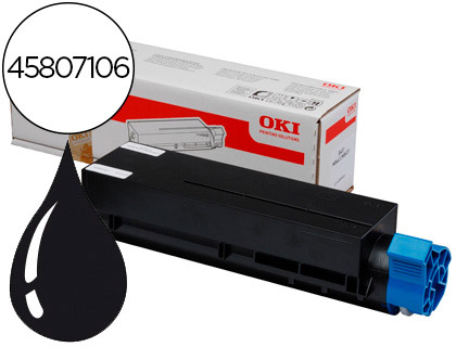 OKI - TONER B412DN / 432DN / 512DN / MB472DNW / 492DN NEGRO 700 PAG (Ref.45807106)