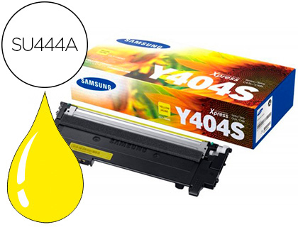 SAMNSUNG - TONER SAMSUNG CLT 404 PARA SL-C430/C480 AMARILLO 1.000pag (Ref. CLT-Y404S/ELS)