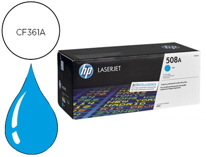 HP - TONER 508A LASERJET ENTERPRISE M552/553/577 CIAN 5.000 PAG (Ref.CF361A)