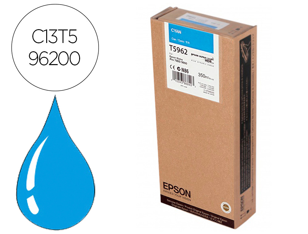 EPSON - Ink-jet gf stylus photo 7900/9900 cian (Ref. C13T596200)