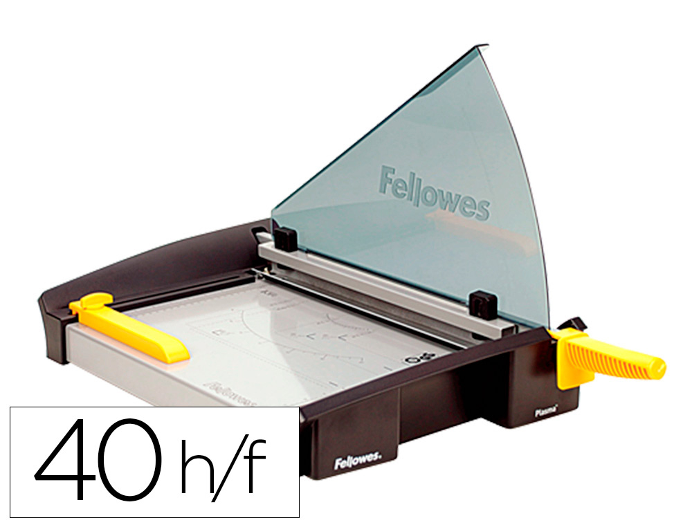 FELLOWES - Cizalla de palanca plasma A4 metalica hasta 40 hojas 80 gr (Ref. 5411001)