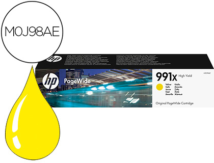 HP ( HEWLETT PACKARD ) - Ink-jet 991x pagewide 755dn/mfp774dn/mfp 774dns/mfp779dn/mfp 779dn/p77740dw/p77750z/amaril (Ref. M0J98AE)