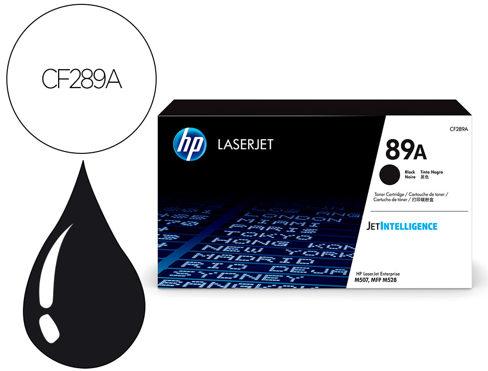 HP ( HEWLETT PACKARD ) - Toner laserjet 89a m507 / mfp m528 negro 5000 paginas (Ref. CF289A)
