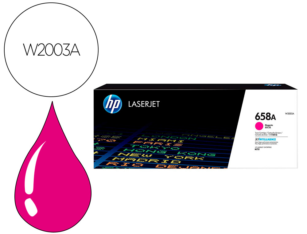 HP ( HEWLETT PACKARD ) - Toner enterprise m751toner magenta 658a (Ref. W2003A)
