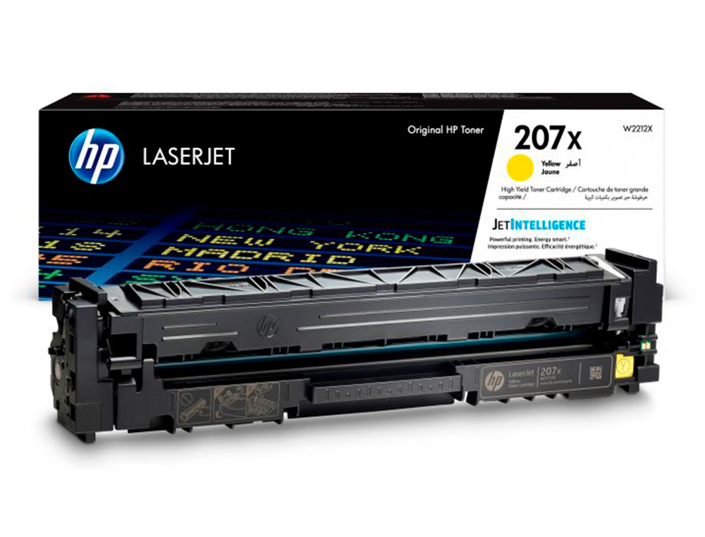 HP ( HEWLETT PACKARD ) - Toner 207x color laserjet pro m282nw / m283fdn / m283fdw amarillo 2.450 paginas (Ref. W2212X)