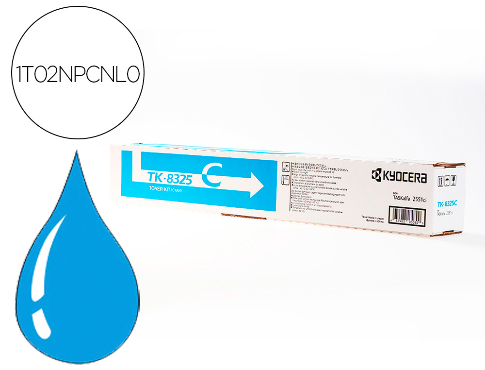 KYOCERA MITA - KYOCERA - Toner -mita toner cian tk8325c (Ref. 1T02NPCNL0)