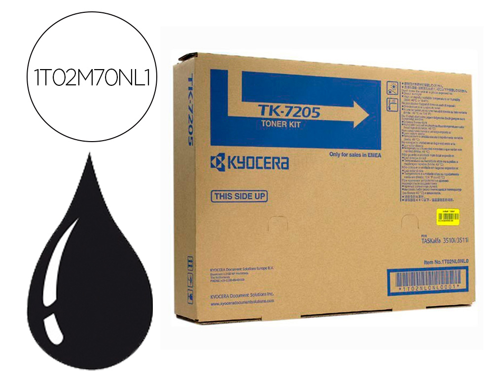 KYOCERA MITA - KYOCERA - Toner tk7205 -mita taskalfa 3510i (Ref. 1T02NL0NL0)