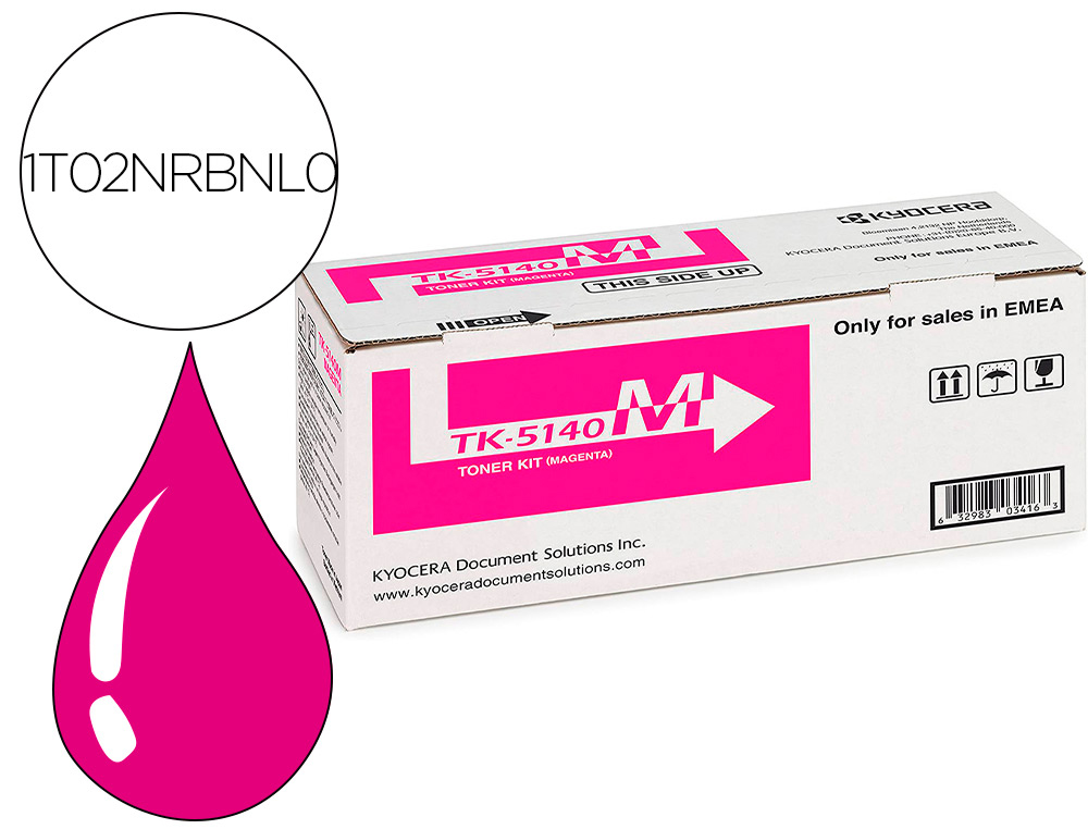 KYOCERA MITA - KYOCERA - Toner tk5140 ecosys m6530cdn, m6530cdn/kl3, p6130cdn, p6130cdn/kl3 magenta 5.000 pag (Ref. 1T02NRBNL0)
