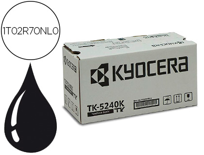 KYOCERA MITA - KYOCERA - Toner tk-5240k ecosys m5526 / p5026 negro 4000 paginas (Ref. 1T02R70NL0)