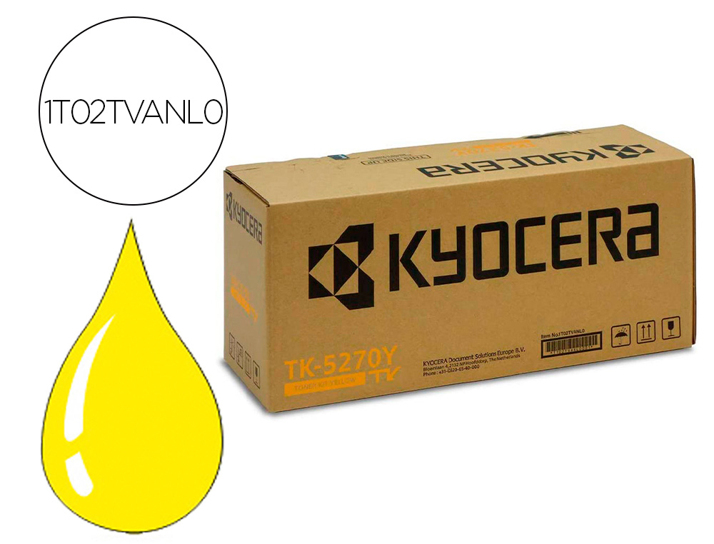 KYOCERA MITA - KYOCERA - Toner tk5270y amarillo para ecosys m6230 / 6630cidn (Ref. 1T02TVANL0)