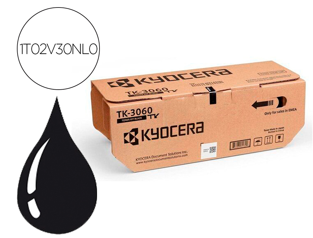 KYOCERA MITA - KYOCERA - Toner -mita negro ecosys m3145/3645idn tk-3060 (Ref. 1T02V30NL0)