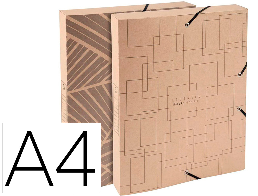 EXACOMPTA - Carpeta de proyecto eterneco carton ecologico din A4 lomo 40 mm (Ref. 59447E)