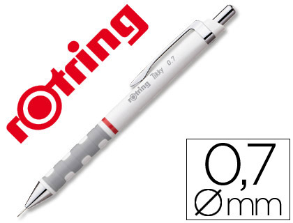 ROTRING - Portaminas tikky 0,7 mm blanco (Ref. 1904506)