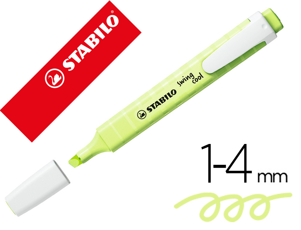 STABILO - Rotulador fluorescente swing cool pastel chispa de lima (Ref. 275/133-8)