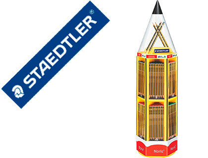 STAEDTLER - Lapices noris expositor 48 docenas -forma de lapiz- (Ref. 120VS4)