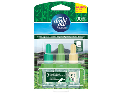 AMBIPUR - AMBI PUR - Ambientador electrico 3 volution japones recambio 21,5 ml (Ref. 062232)