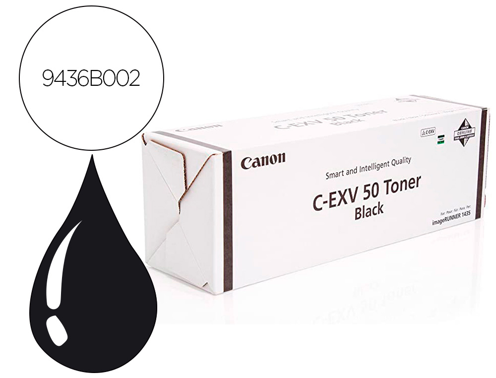 CANON - Toner exv50 ir1400 ir1435 negro (Ref. 9436B002)