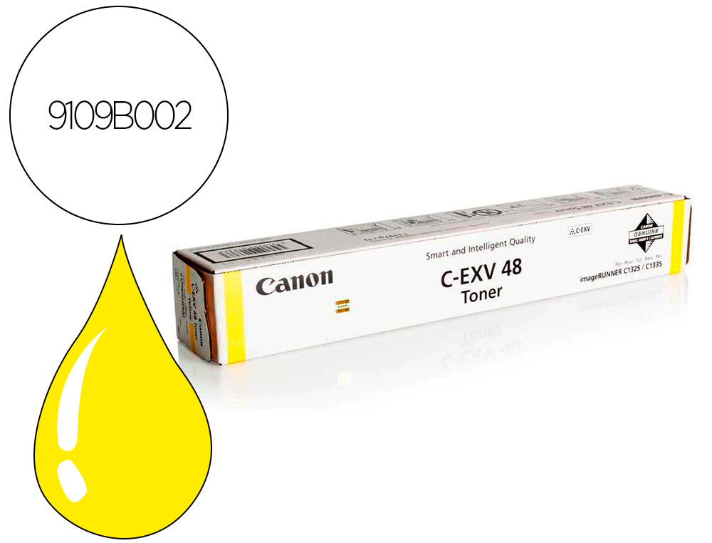 CANON - Toner exv48y ir advance c1325 c1335 amarillo (Ref. 9109B002)