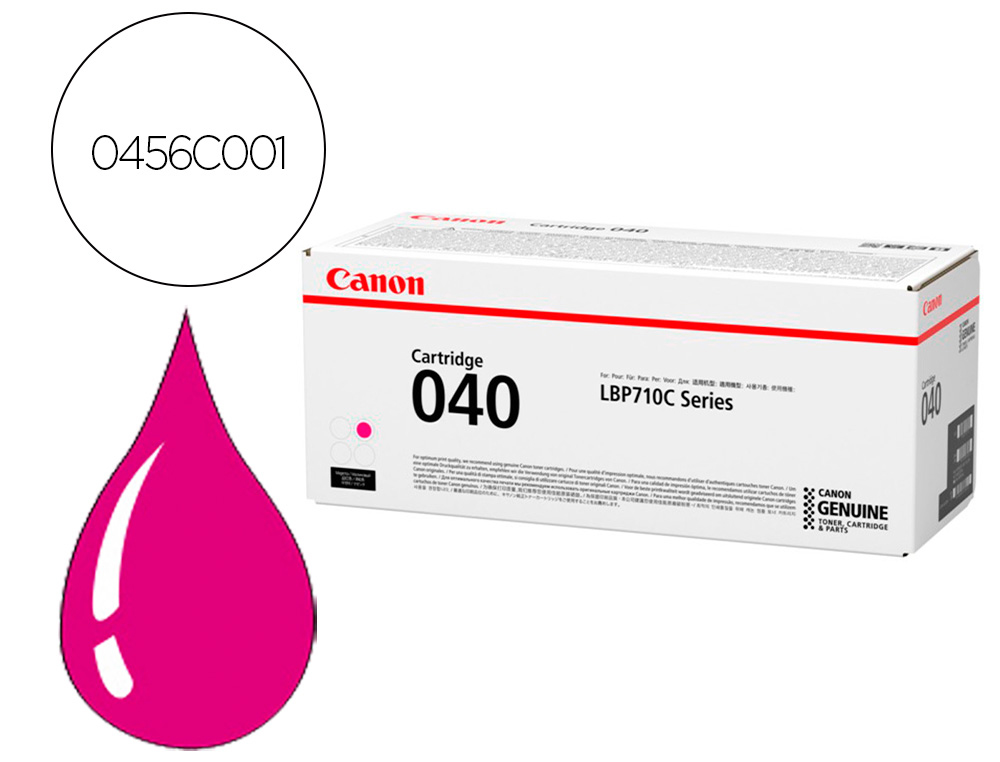 CANON - Toner 040m lbp710 lbp712 magenta (Ref. 0456C001)