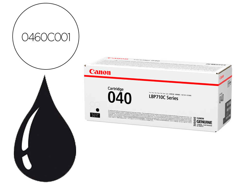 CANON - Toner 040bk lbp710 lbp712 negro (Ref. 0460C001)