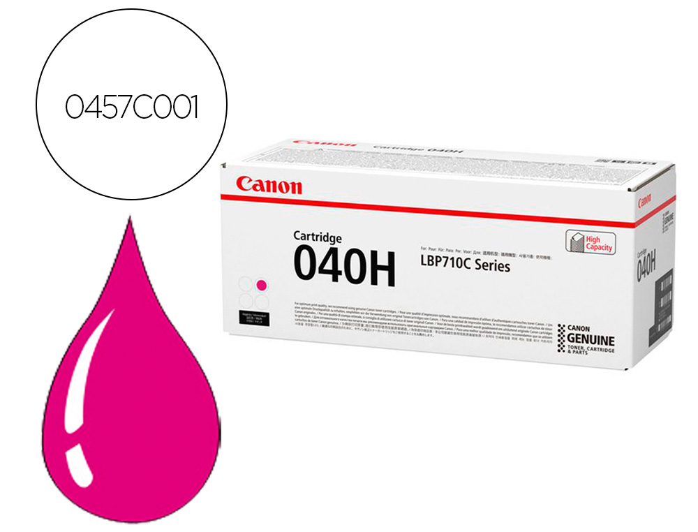 CANON - Toner 040hm alta capacidad lbp710 lbp712 magenta (Ref. 0457C001)