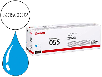 CANON - Toner 055 lbp664cdw / mf745cdw / i-sensys lbp663cdw / lbp664cx / mf742cdw cian 2100 paginas (Ref. 3015C002)