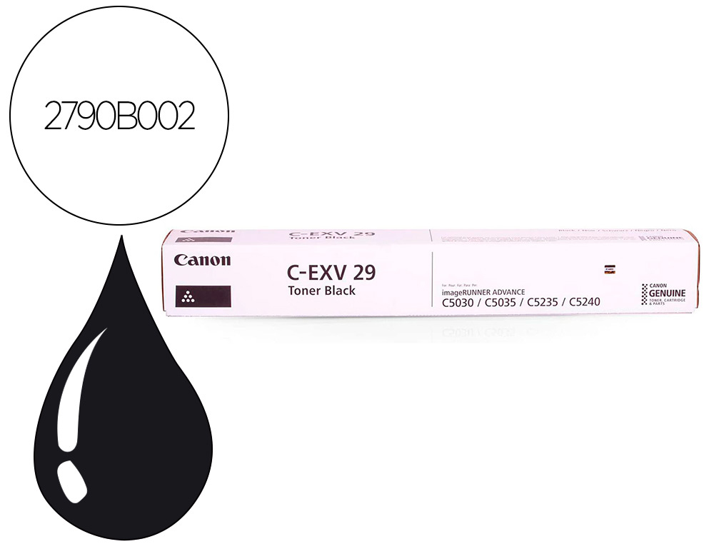 CANON - Toner exv29b irc5030 irc5035 negro (Ref. 2790B002)