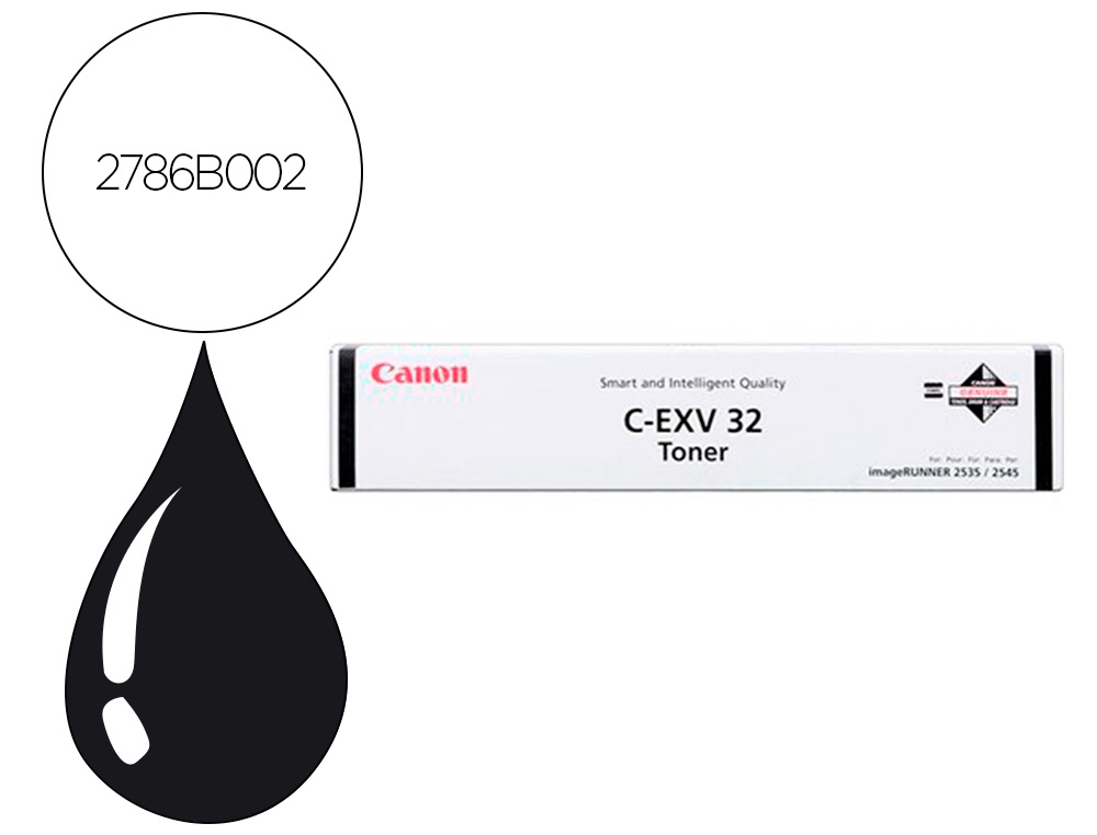 CANON - Toner exv32 ir2535 ir2545 negro (Ref. 2786B002)