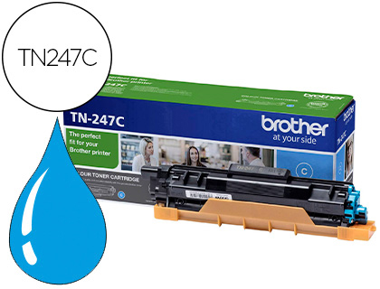 BROTHER - Toner tn247c dcp-l3510cdw / hl-l3270cdw / mfc-l3710cw cian 2300 paginas (Ref. TN247C)
