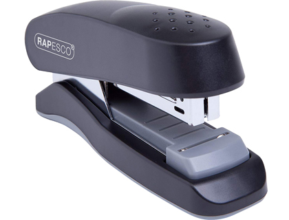 RAPESCO - Grapadora agarre plano capacidad 30 hojas usa grapas 24/6 y 26/6 color negro (Ref. 1064)
