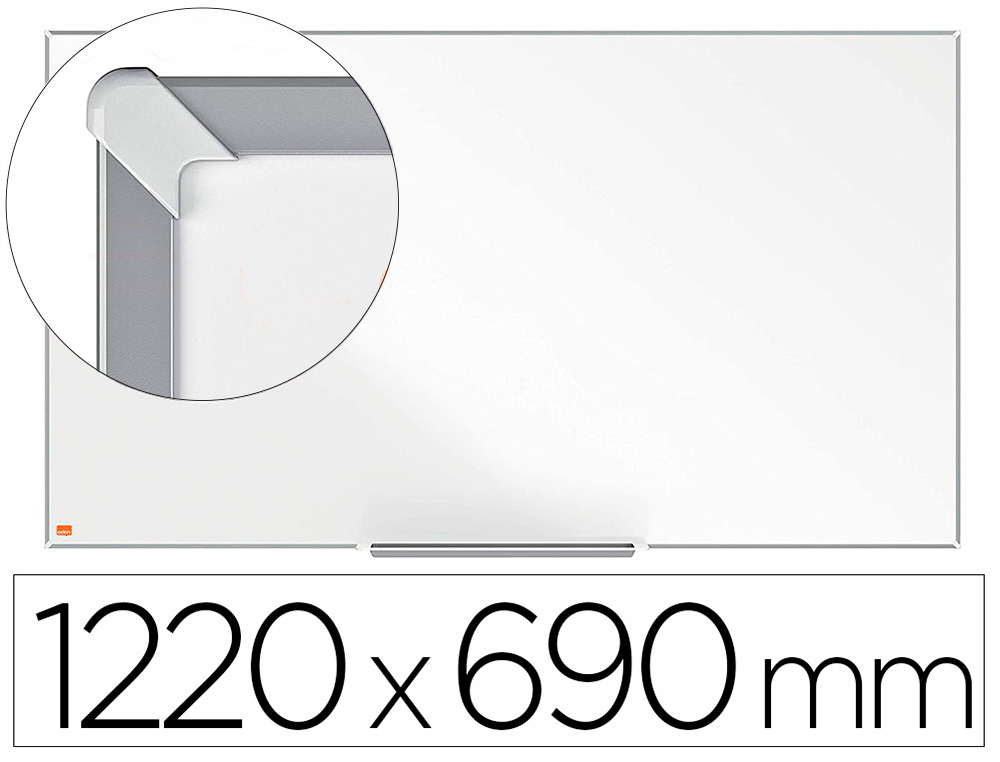 NOBO - Pizarra blanca ip pro 55\" lacada magnetica 1220x690 mm (Ref. 1915255)