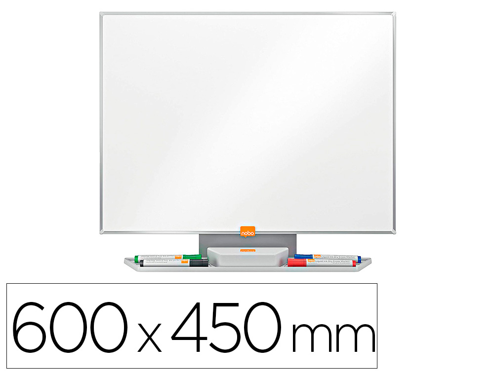 NOBO - Pizarra blanca nano clean ip pro lacada magnetica 600x450 mm (Ref. 1915401)
