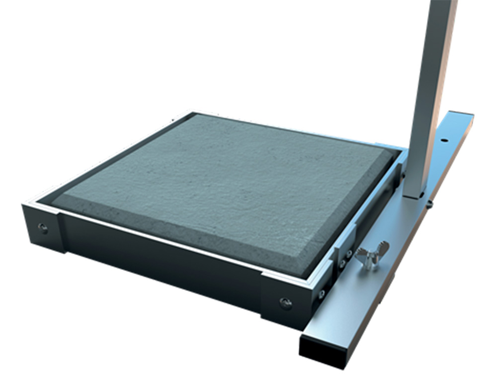 NOBO - Soporte para baldosa sin peso para pantalla separadora premium plus (Ref. 1915556)