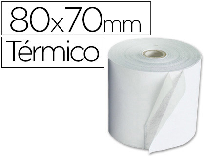Rollo termico 80x68x11mm 58 grs bifenol a (Ref. 3006)