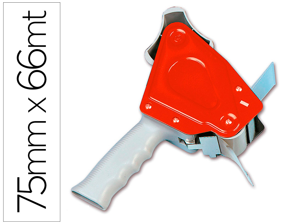 Q-CONNECT - Portarrollo para embalaje para cintas 66mt x 75 mm (Ref. KF17330)