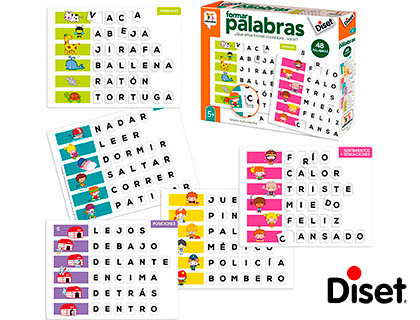 DISET - Juego didactico formar palabras (Ref. 68952)