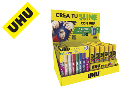 UHU - Expositor crea tu slime sobremesa 175x325x200 mm (Ref. 6312928)