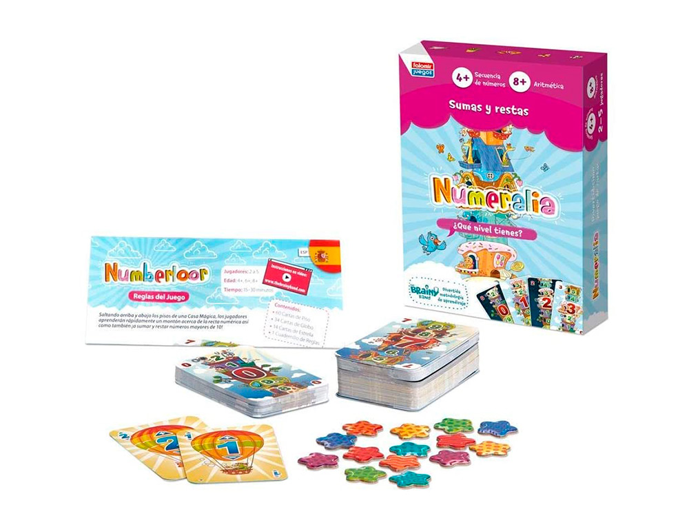 FALOMIR JUEGOS - FALOMIR - Juego educativo numeralia sumas y restas (Ref. 30015)